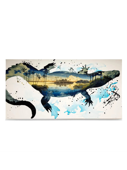 Splashing Gator