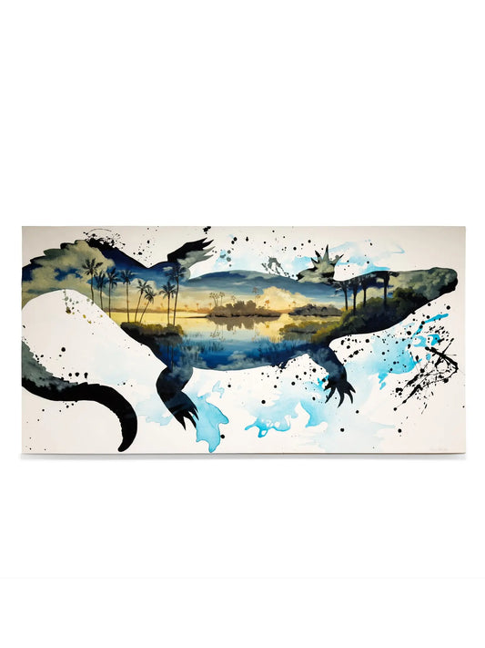 Splashing Gator