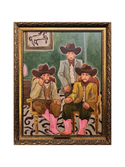 Cowboy's Family - Original Western Artwork