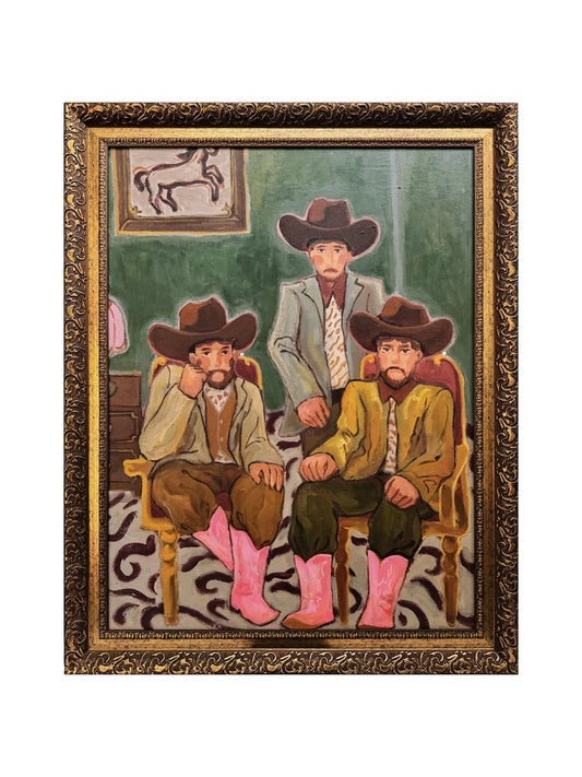 Cowboy's Family - Original Western Artwork