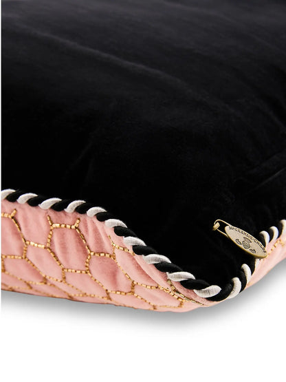 Queen Bee Pink Throw Pillow