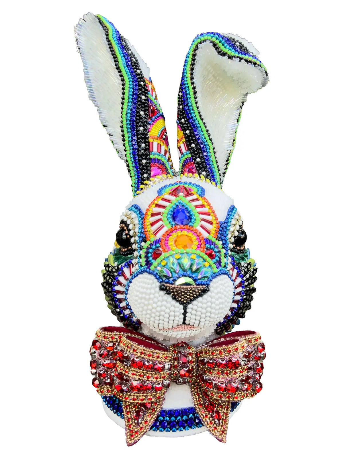 ArtsiPhartsi Amore' Bunny Mixed Media Sculpture