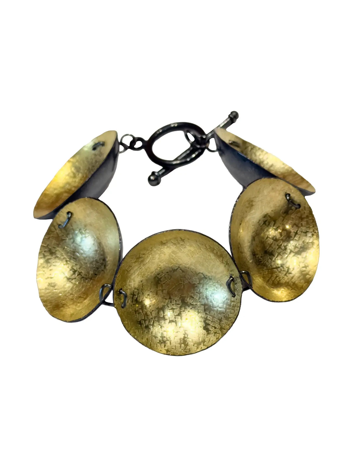 Gold Disc Bracelet