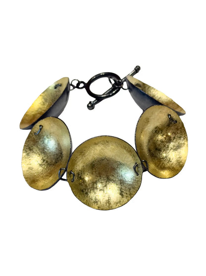 Gold Disc Bracelet