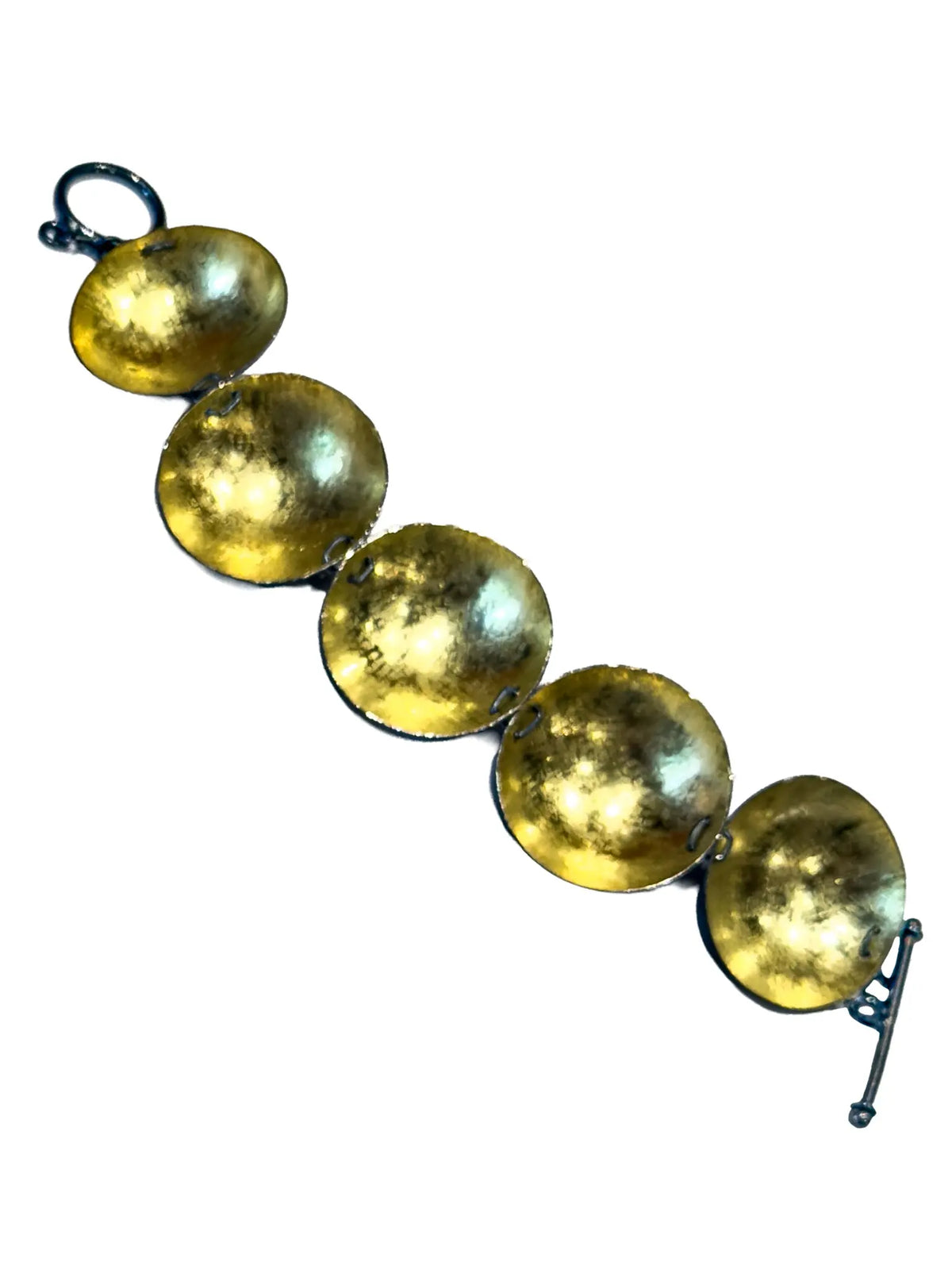 Gold Disc Bracelet