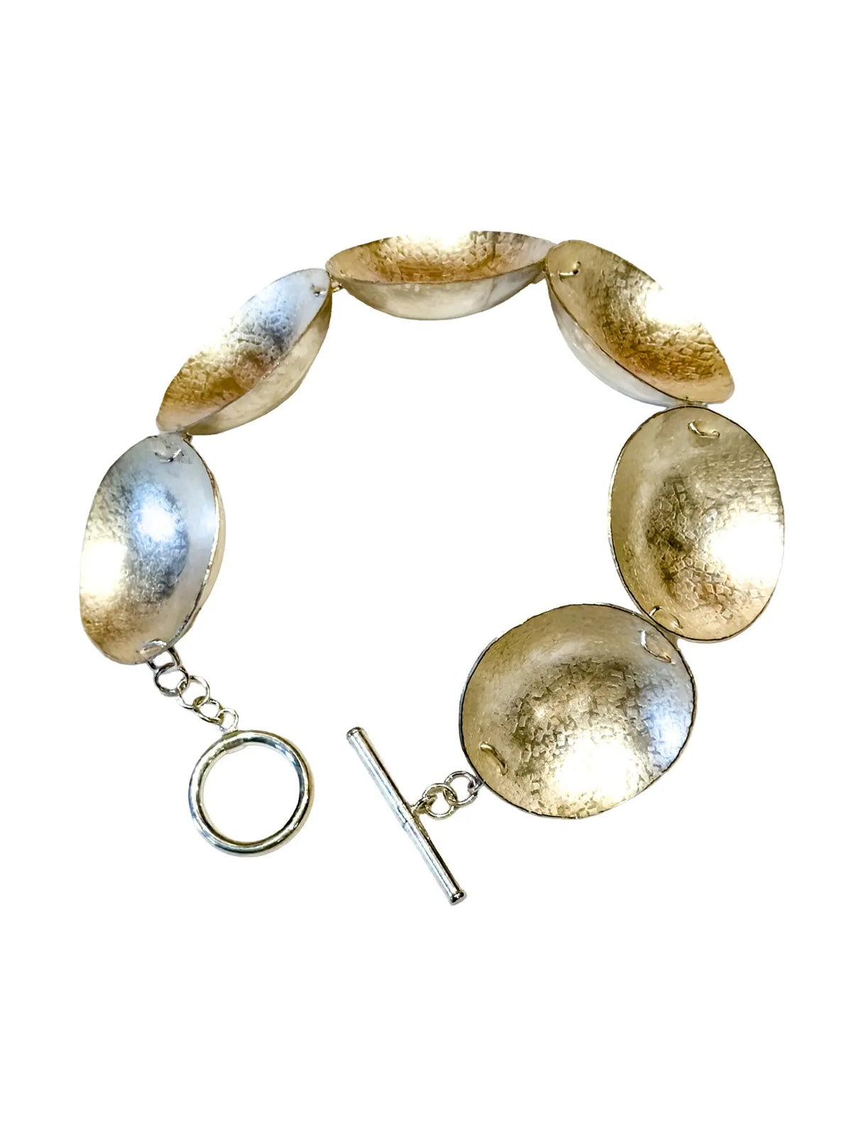 Silver Disc Bracelet