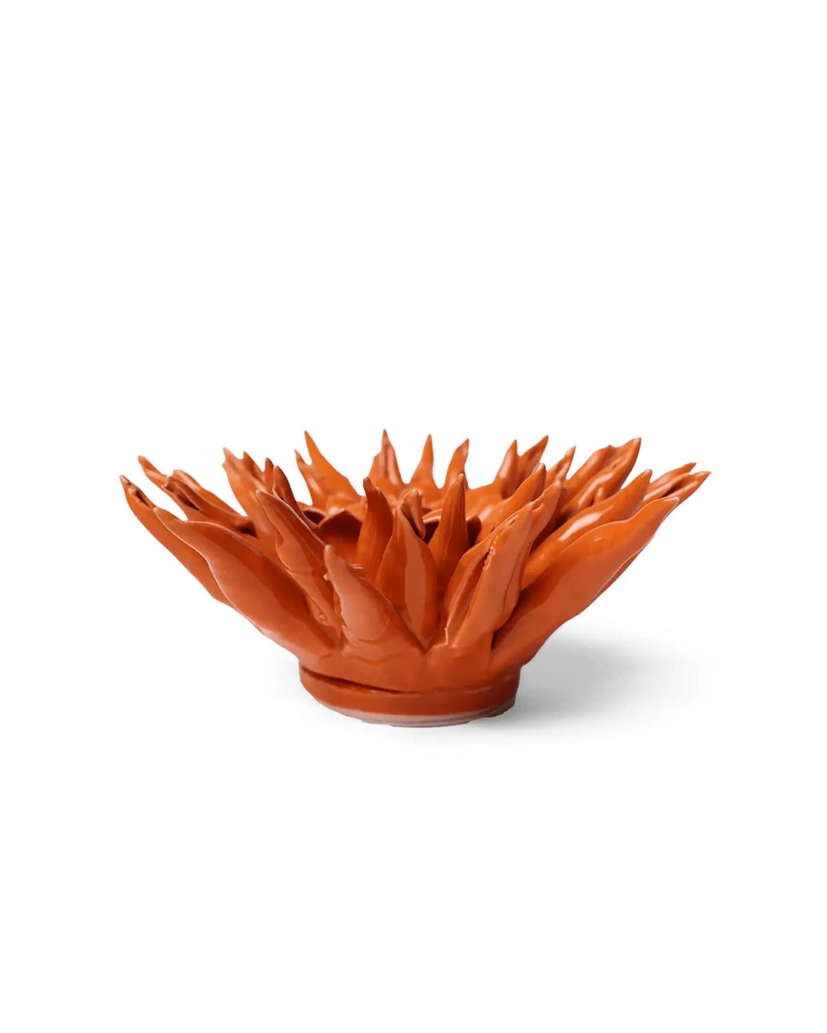 Ceramic Orange Flower - Large