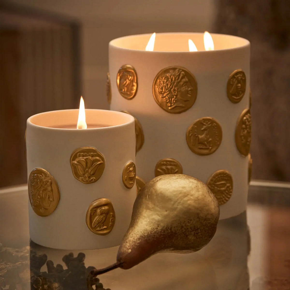 Médaille Candle - Three-Wick - Grand Bazaar