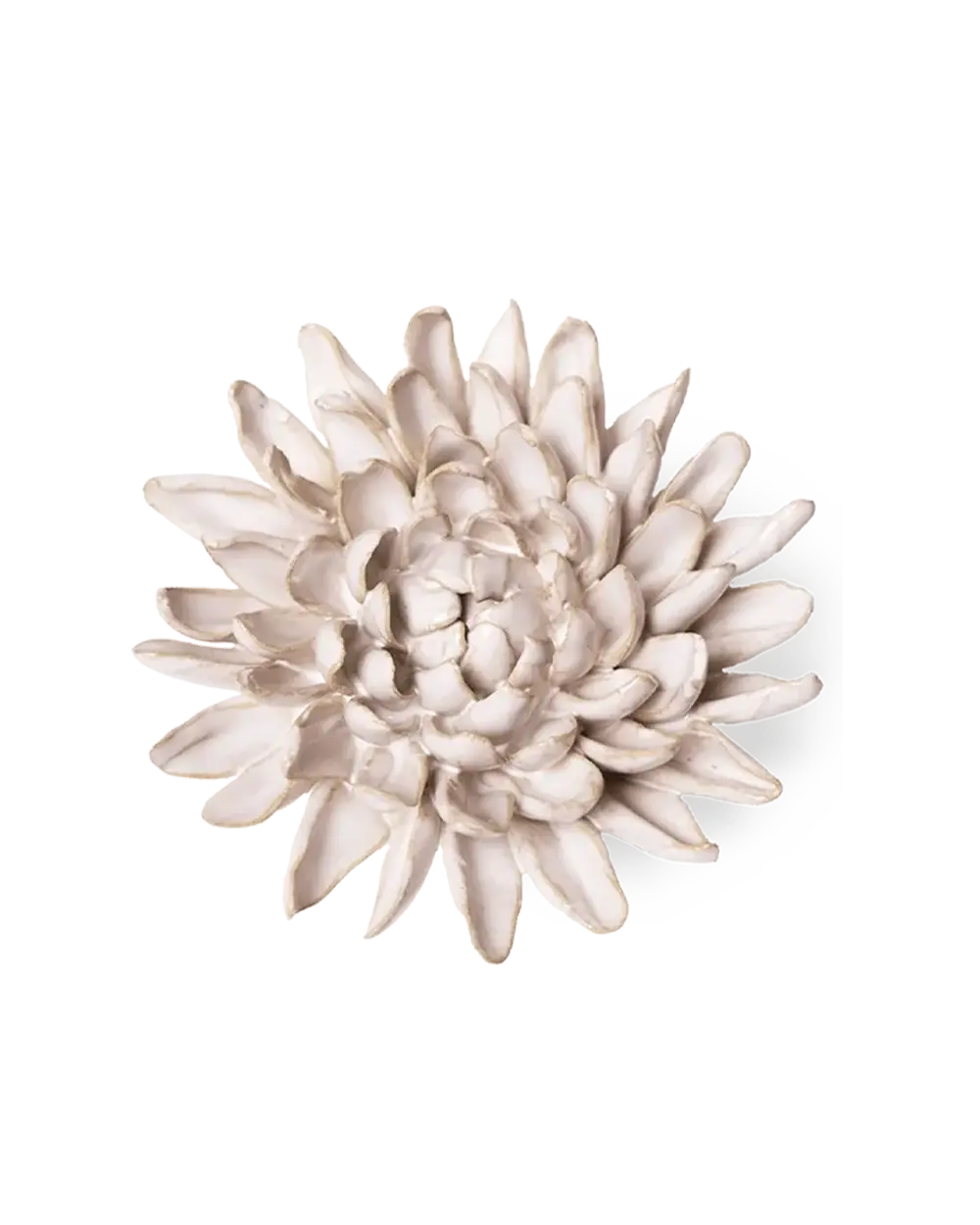 Ivory Chrysanthemum Ceramic Flower