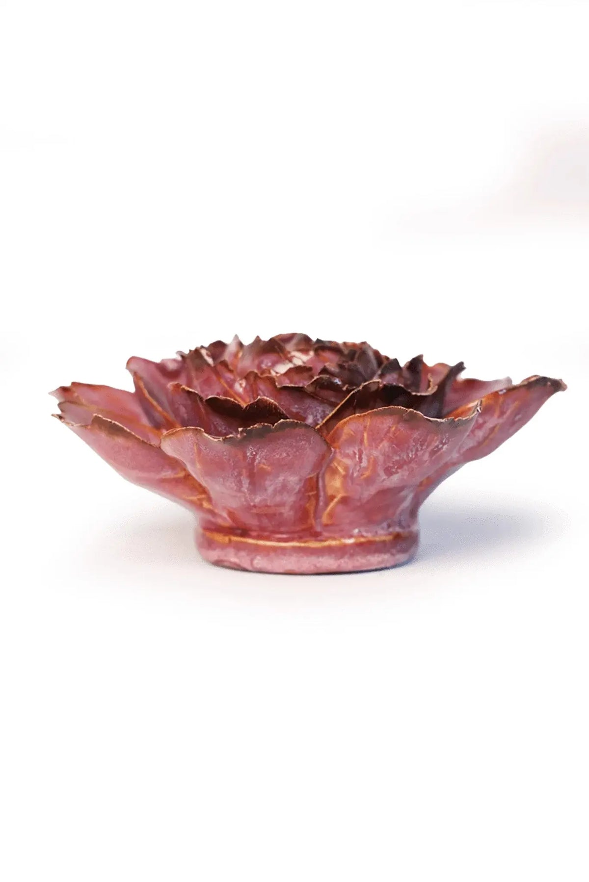 Dewberry Camellia Ceramic Flower