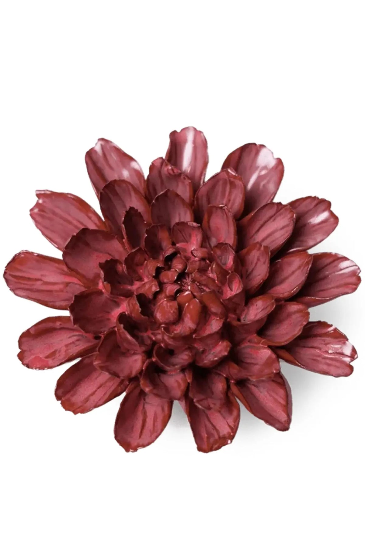 Blush Pink Star Dahlia Ceramic Flower