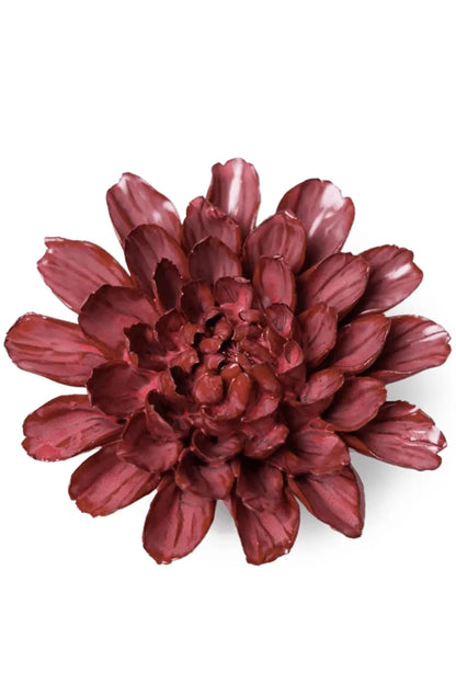 Blush Pink Star Dahlia Ceramic Flower