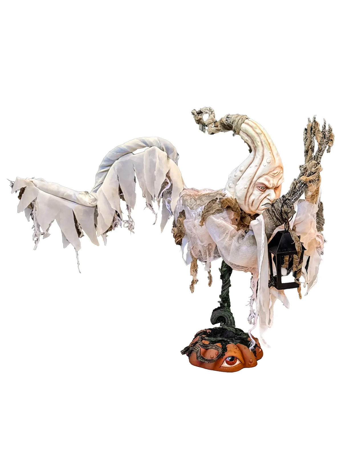 Jacks and Cats Flying Ghost With Gourd Head