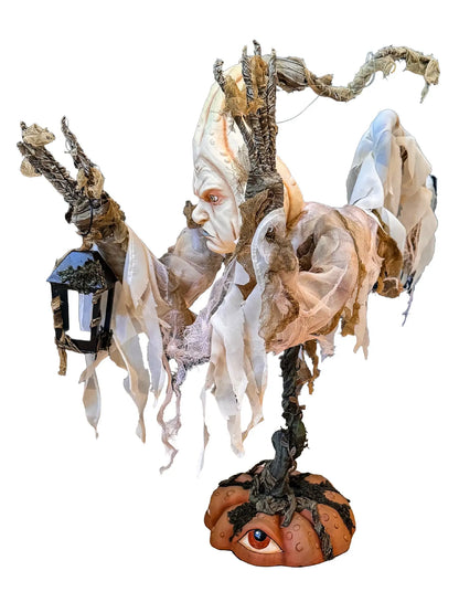 Jacks and Cats Flying Ghost With Gourd Head