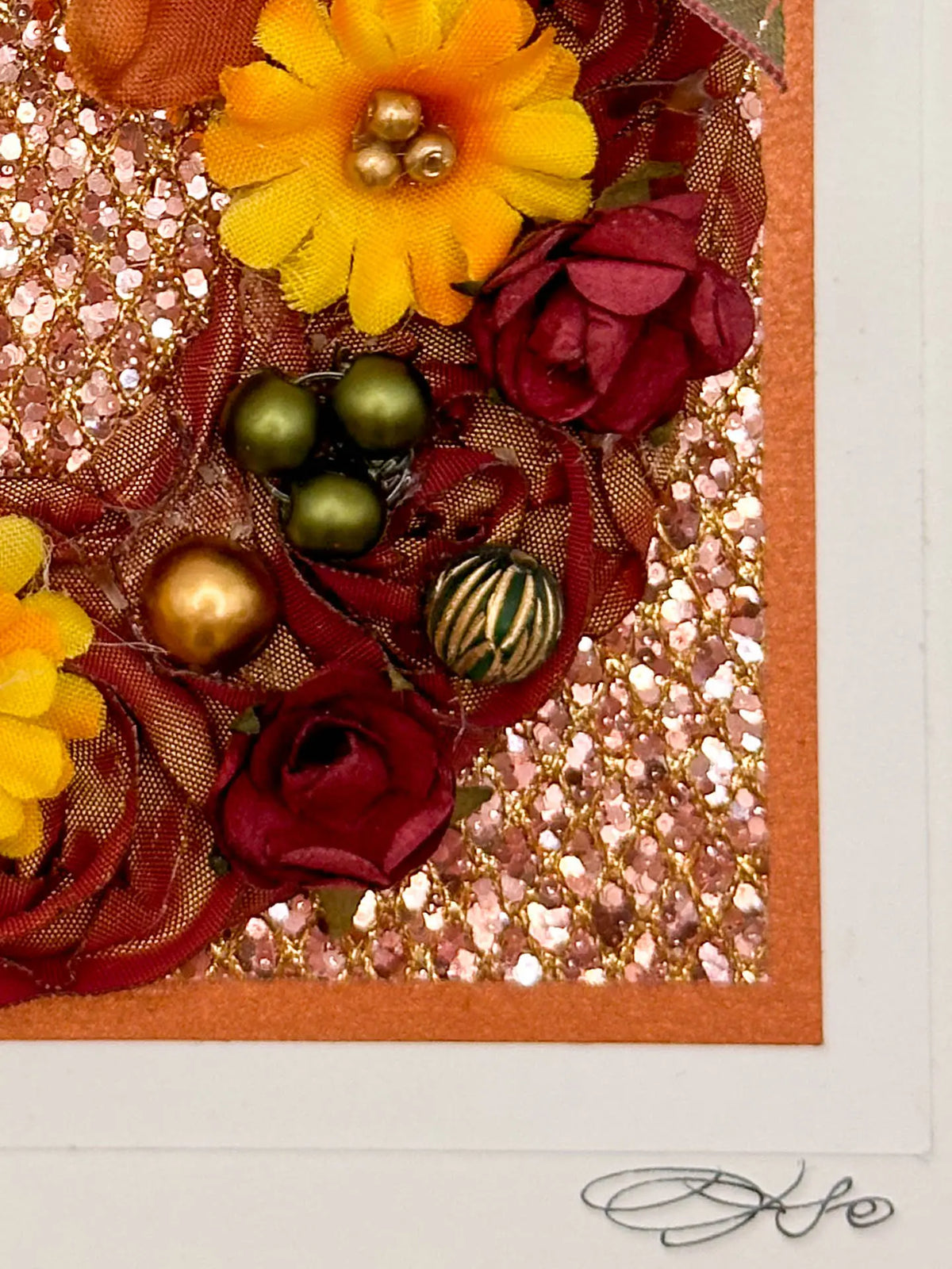 ArtsiPhartsi Autumn Wreath Handmade Card Greeting Cards