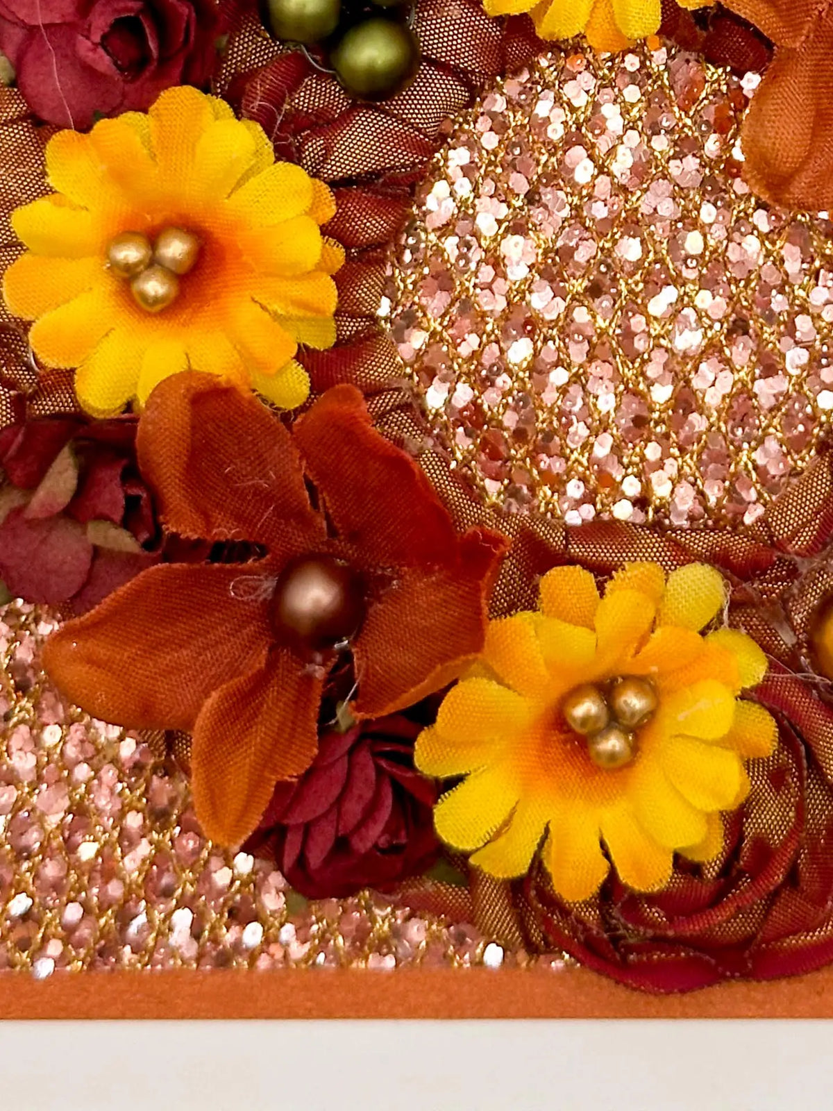 ArtsiPhartsi Autumn Wreath Handmade Card Greeting Cards