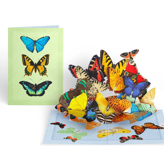 Butterflies in Flight Pop-Up Card