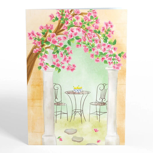 Bougainvillea Garden Pop-Up Card