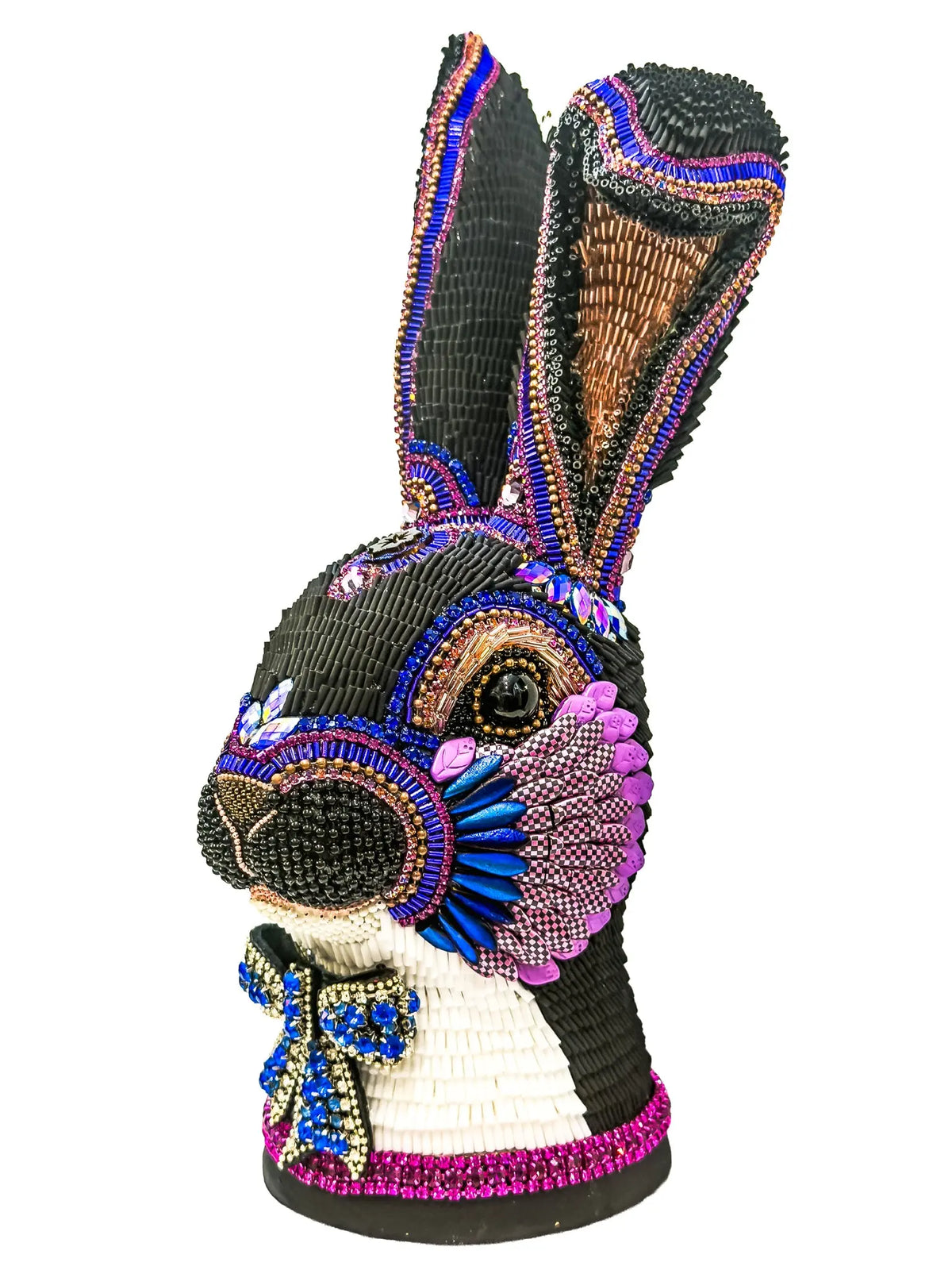 ArtsiPhartsi Neon Bunny Mixed Media Sculpture