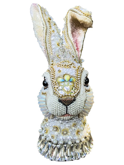 ArtsiPhartsi Pearl Gurl Bunny Mixed Media Sculpture