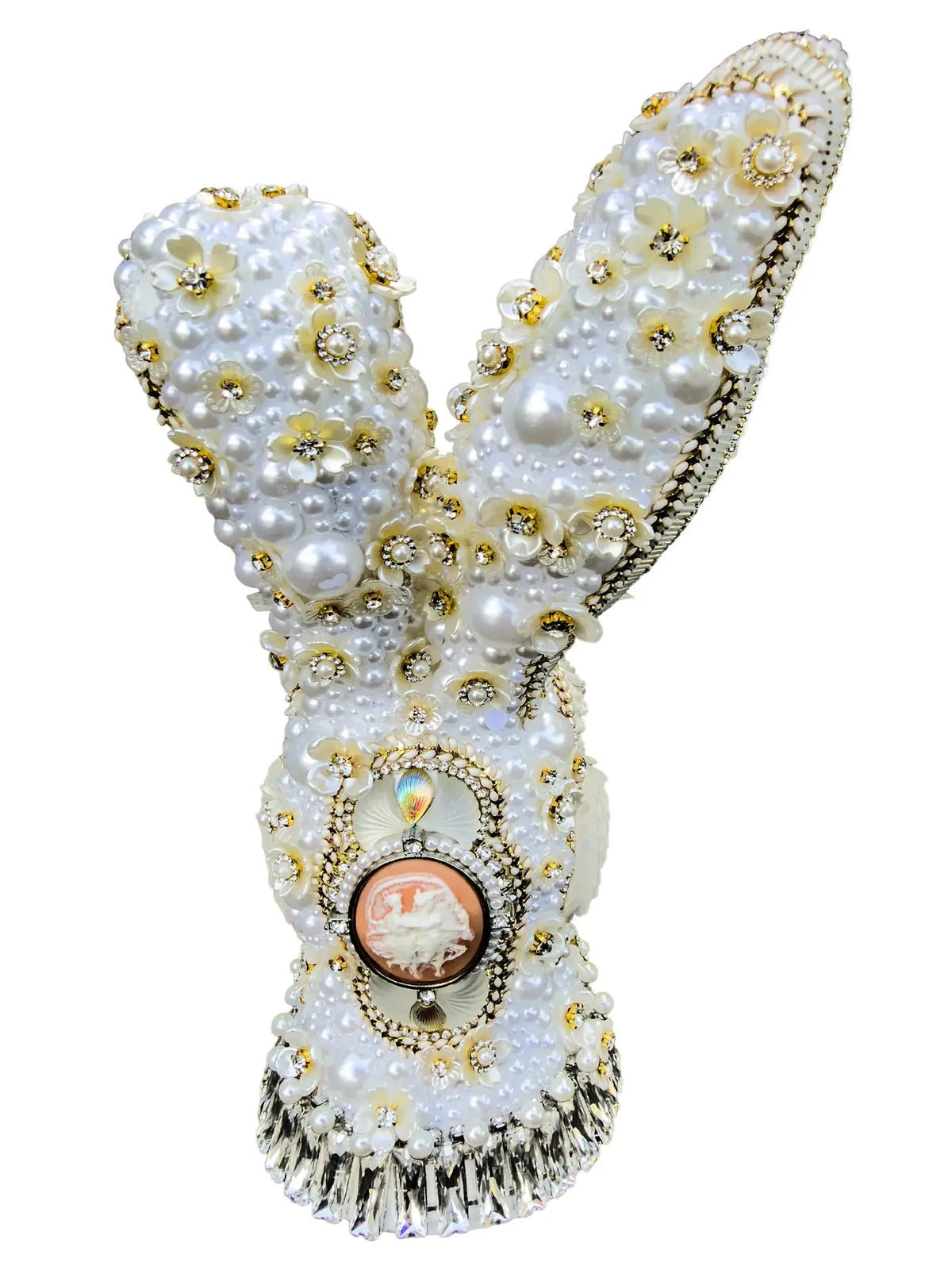 ArtsiPhartsi Pearl Gurl Bunny Mixed Media Sculpture