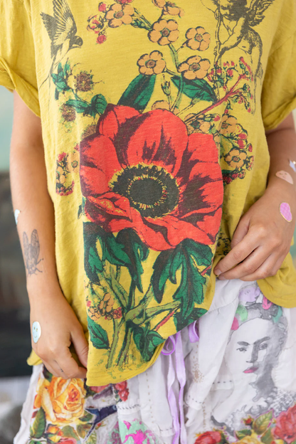 Top 2100 Cherub Poppy Tee - High Visibility Magnolia Pearl