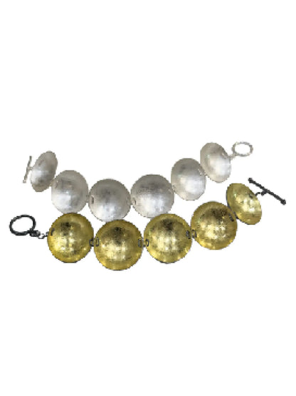Gold Disc Bracelet