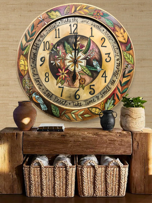 sticks-cherish-family-hand-painted-rectangular-wall-mirror by Sticks