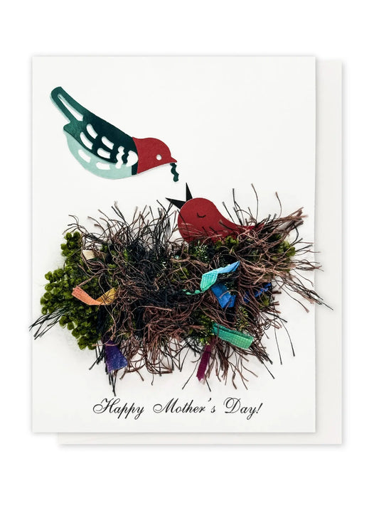 Mother’s Day Bird Nest Handmade Card by Penny Craig