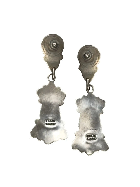 Concho Royston Turquoise Earrings Samsville