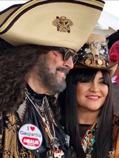 Harry and Carmen at Gasparilla